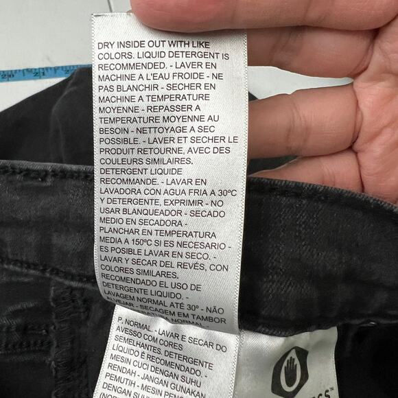 Levi's 31x30 Black 311 Shaping Skinny Jeans Stonewash High Rise - Picture 12 of 13